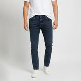 بنطلون جينز ساده رجالي نيو سكاي ليكرا كحلي جميع المواسم من اس كيه اتش - 107421-NV