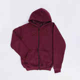 سويت شيرت سوستة رجالي - حريمي ميلتون بلوش باذنجاني شتوي من جي زد - 141