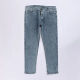 بنطلون جينز ساده رجالي نيو سكاي ليكرا جينز فاتح جميع المواسم من اس كيه اتش - 109507-LJ