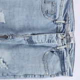 بنطلون جينز تقطيع رجالي نيو سكاي قطن جينز فاتح جميع المواسم من اس كيه اتش - 111793-LJ