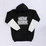 سويتشيرت مطبوع رجالي ميلتون اسود شتوي من اس كيه اتش - 112855-1