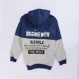 سويتشيرت مطبوع رجالي ميلتون ازرق شتوي من اس كيه اتش - 112855-5