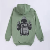 سويتشيرت مطبوع رجالي ميلتون اخضر شتوي من اس كيه اتش - 112855-8