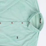 قميص مضلع ساده رجالي قطيفه بستاج شتوي من اس كيه اتش - 112893-BS