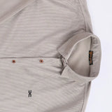 قميص مضلع ساده رجالي قطيفه كافيه شتوي من اس كيه اتش - 112893-CF