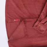 قميص مضلع ساده رجالي قطيفه نبيتي شتوي من اس كيه اتش - 112893-MR