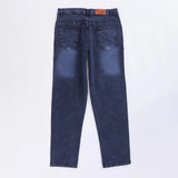 بنطلون جينز وايد ليج رجالي جينز هندي كحلي جميع المواسم من اس كيه اتش - 112943-NV