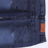 بنطلون جينز وايد ليج رجالي جينز هندي كحلي جميع المواسم من اس كيه اتش - 112943-NV