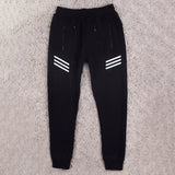 بنطلون رياضي طباعة رجالى ليجن مستورد اسود شتوي من تورنيدو - 11301