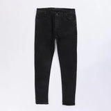 بنطلون جينز ساده رجالي نيو سكاي ليكرا اسود جميع المواسم من اس كيه اتش - 113030-BK
