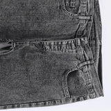 بنطلون جينز ساده رجالي نيو سكاي ليكرا رمادي جميع المواسم من اس كيه اتش - 113030-GY