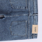 بنطلون جينز ساده رجالي نيو سكاي ليكرا جينز فاتح جميع المواسم من اس كيه اتش - 113030-LJ