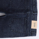 بنطلون جينز ساده رجالي نيو سكاي ليكرا كحلي جميع المواسم من اس كيه اتش - 113030-NV