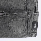 بنطلون جينز مخربش رجالي نيو سكاي ليكرا رمادي جميع المواسم من اس كيه اتش - 113031-GY