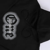 سويتشيرت مطبوع خاص رجالي ميلتون اسود شتوي من اس كيه اتش - 113070-BK