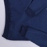 سويتشيرت مطبوع خاص رجالي ميلتون ازرق شتوي من اس كيه اتش - 113070-BL