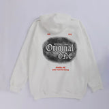 سويتشيرت مطبوع خاص رجالي ميلتون ابيض شتوي من اس كيه اتش - 113070-WH