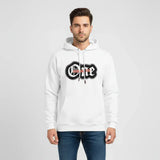 سويتشيرت مطبوع خاص رجالي ميلتون ابيض شتوي من اس كيه اتش - 113070-WH