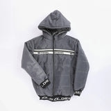 جاكيت بامب ساده اولادي سوفت رمادي غامق شتوي من اس كيه اتش - 113124-DG