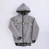 جاكيت بامب ساده اولادي سوفت رمادي فاتح شتوي من اس كيه اتش - 113124-LG