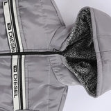 جاكيت بامب ساده اولادي سوفت رمادي فاتح شتوي من اس كيه اتش - 113124-LG