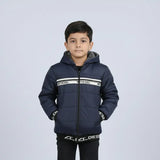 جاكيت بامب ساده اولادي سوفت كحلي شتوي من اس كيه اتش - 113124-nv