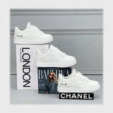 حذاء اسنيكرز حريمى فوندي جلد إسكاي مستورد ونعل PVC حقن الوان متعددة كل المواسم من ميلانو - 1131