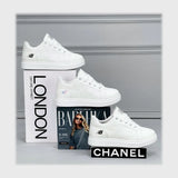 حذاء سنيكرز حريمى فوندي جلد إسكاي مستورد ونعل PVC حقن الوان متعددة جميع المواسم من ميلانو - 1143