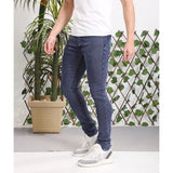 GADO Slim Fit Jeans for Men, Cotton - Blue