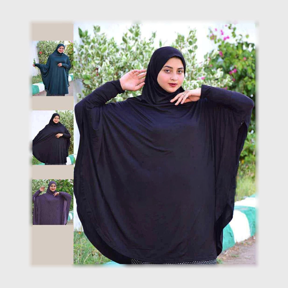 خمار صلاة ساده حريمى قطن ليكرا الوان متعددة جميع المواسم من حجاب كريستال - 1177