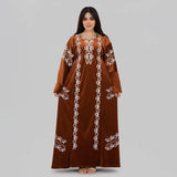 عباية اكمام طويله حريمى قطيفة هايدي مستورد الوان متعددة شتوي من ار اوه كيه - 11