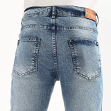 بنطلون جينز رجالي رباعيه نيو سبيد مستورد ازرق فاتح شتوي من جادو - 121-2