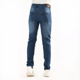 بنطلون جينز رجالي رباعيه نيو سبيد مستورد كحلي شتوي من جادو - 121-3