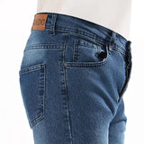 بنطلون جينز رجالي رباعيه نيو سبيد مستورد كحلي شتوي من جادو - 121-3-KH