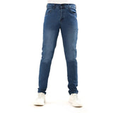 بنطلون جينز رجالي رباعيه نيو سبيد مستورد كحلي شتوي من جادو - 121-3-KH