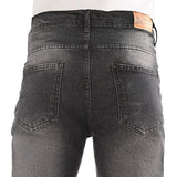 بنطلون جينز رجالي رباعيه نيو سبيد مستورد رمادي غامق شتوي من جادو - 121-5-kh