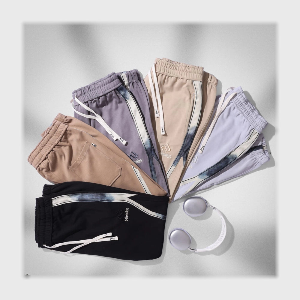 بنطلون شروال رجالي انترلوك بنفسجي باهت (موف) جميع المواسم من فارسكو - 1229-Purple