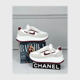 حذاء سنيكرز حريمى فوندي جلد إسكاي مستورد ونعل PVC حقن الوان متعددة جميع المواسم من ميلانو - 12304