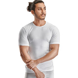 فانلة نصف كم رجالي 90% قطن -10% إيلاستين ألوان متعددة جميع المواسم من إمبراطور - 111112800/7/34