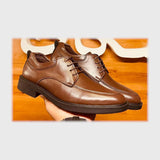 حذاء بانص رجالى فوندي PU اسكاي مستورد بني جميع المواسم من إسكافي - 13