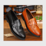 حذاء بانص رجالى فوندي PU اسكاي مستورد هافان جميع المواسم من إسكافي - 14-HV