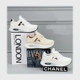 حذاء سنيكرز حريمى فوندي جلد إسكاي مستورد ونعل PVC حقن الوان متعددة جميع المواسم من ميلانو - 1431