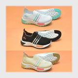 حذاء سنيكرز حريمى فوندي تريكو خيط مستورد ونعل PVC حقن الوان متعددة جميع المواسم من باندا - 14331