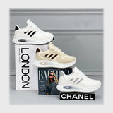 حذاء سنيكرز حريمى فوندي جلد إسكاي مستورد ونعل PVC حقن الوان متعددة جميع المواسم من ميلانو - 1439