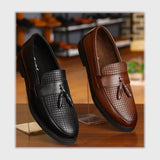 حذاء بانص رجالى فوندي PU اسكاي مستورد بني جميع المواسم من إسكافي - 15-BR