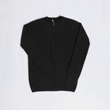 بلوفر سوستة كاملة رجالي ( مقاس خاص ) عجينة تركي أسود شتوي من جي زد - 165