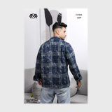 قميص اكمام طويلة كاروه 2جيب رجالى جوخ الوان متعددة شتوي من قميص - 1609