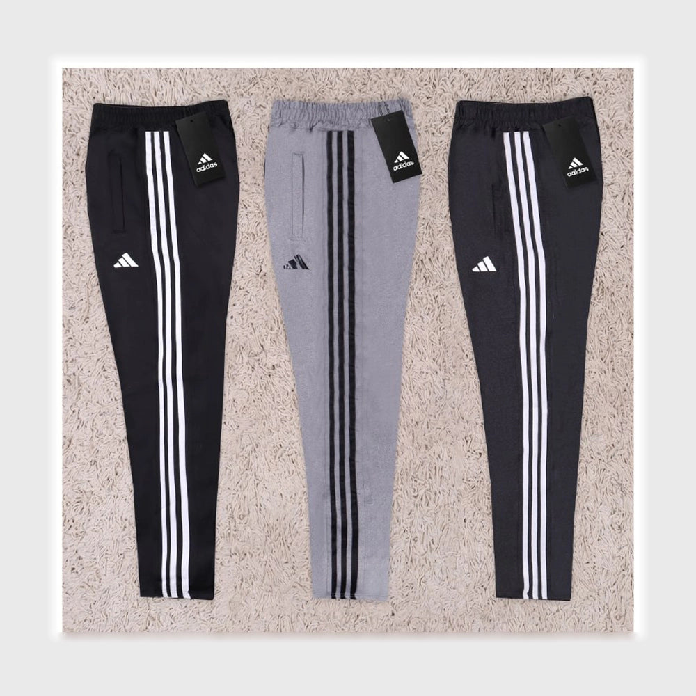adidas بنطلون رياضي 3شريط طباعة رجالي مقاس خاص انترلوك مستورد الوان متعددة صيفى من تورنيدو - 1622504