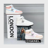 حذاء سنيكرز حريمى فوندي جلد إسكاي مستورد ونعل PVC حقن الوان متعددة جميع المواسم من ميلانو - 1638