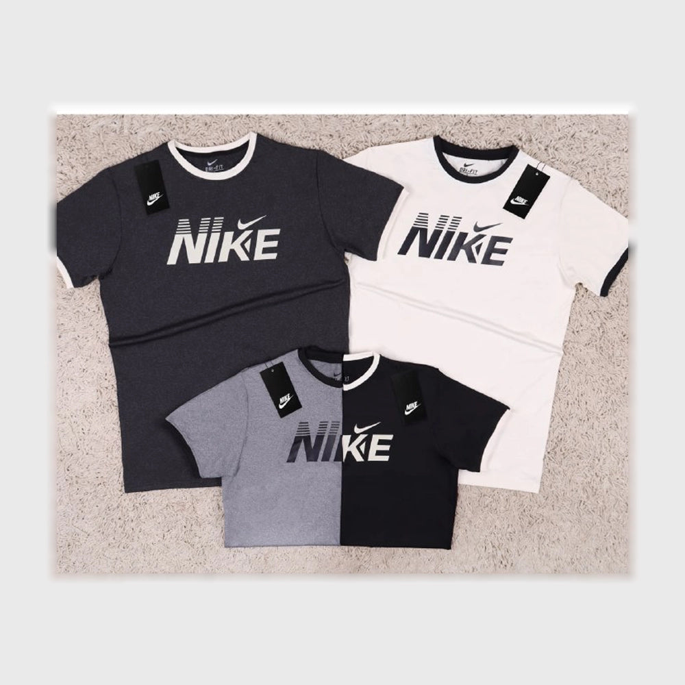 NIKE تيشيرت نص كم طباعة رجالى روزيتا فل ليكرا الوان متعددة صيفى من تورنيدو - 1641602